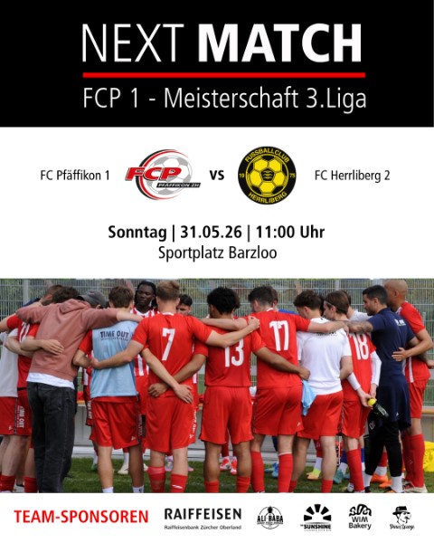 FCP 1 - Zurück auf den Platz: Leader empfängt Herrliberg! FCP 1 - Zurück auf den Platz: Leader empfängt Herrliberg!