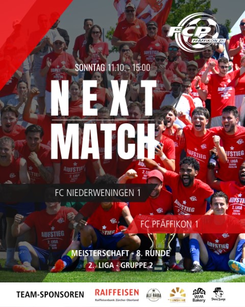 FCP 1 – Wichtiges Spiel in Niederweningen FCP 1 – Wichtiges Spiel in Niederweningen